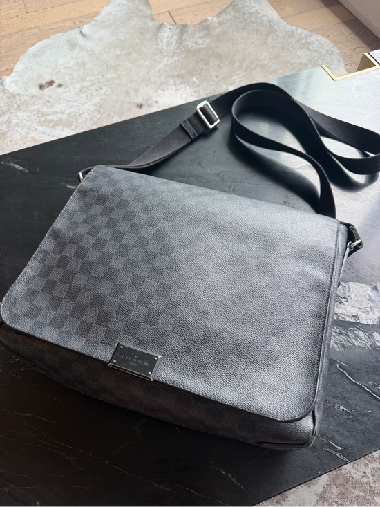 Louis Vuitton Other - Louis Vuitton Black/Grey Damier Canvas Messenger Bag